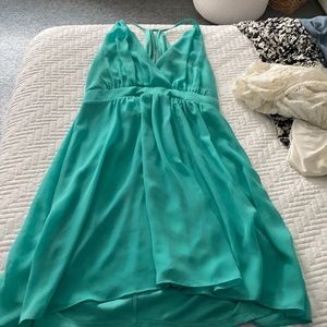 Express aqua dress